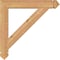 Ekena Millwork Traditional Arts & Crafts Smooth Bracket, Western Red Cedar, 3 1/2"W x 26"D x 26"H BKT04X26X26TRA03SWR - alternate 4